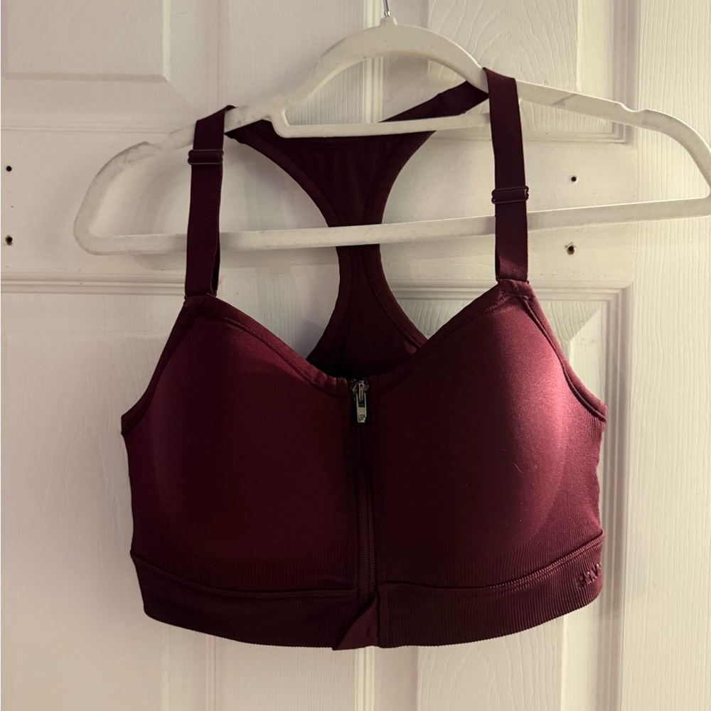 Women's Burgundy Sports Bra